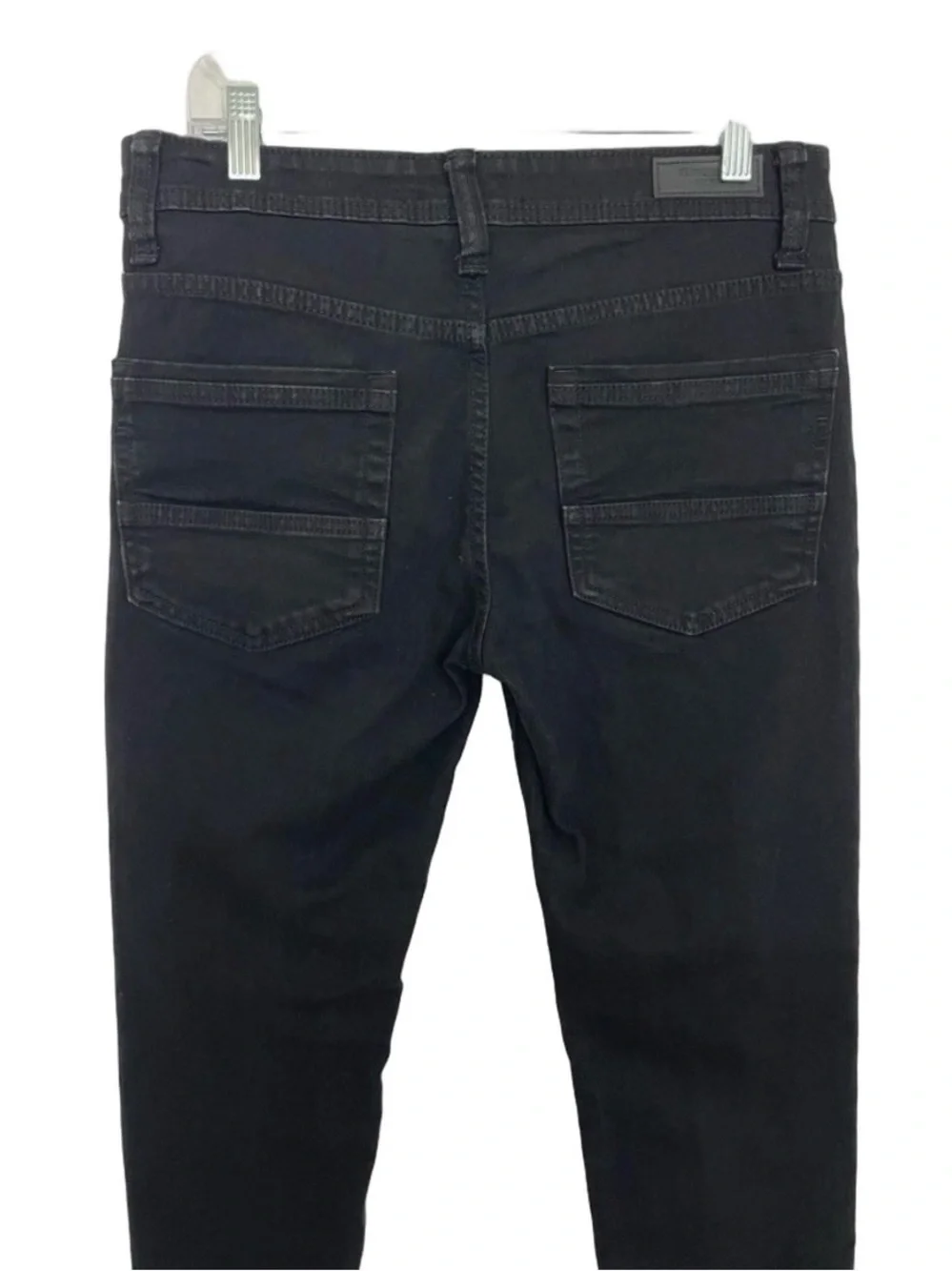 Kenneth Cole Men's Slim Fit Stretch Denim Black Jeans 30W x 32L